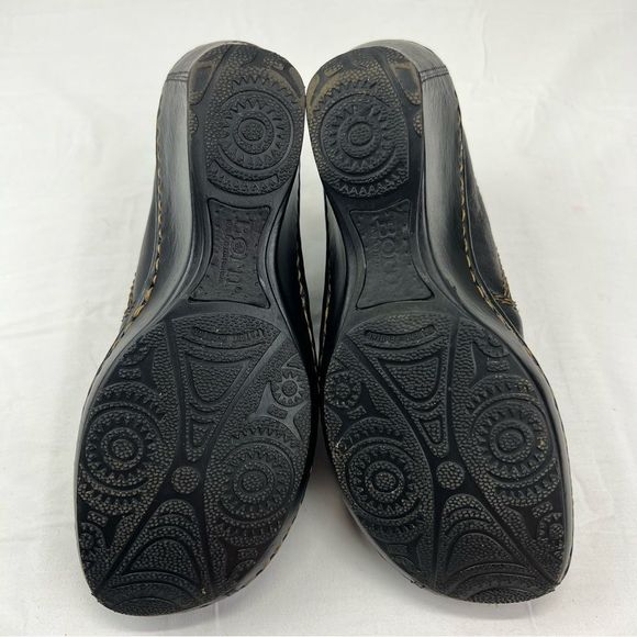 Born Concepts Brown Leather Slip On Clogs Women’s 7.5   W31279 CQG9 - Picture 6 of 8